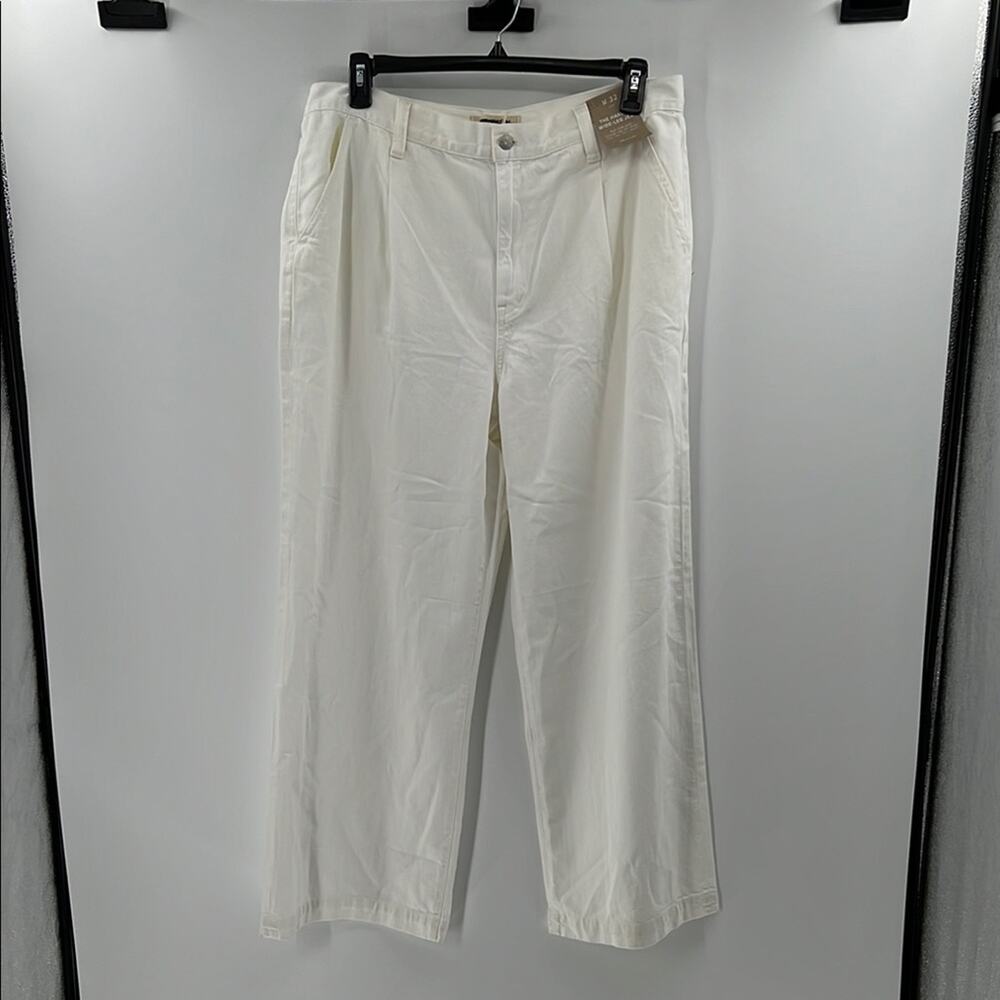 Madewell Women's The Harlow Wide-Leg Jean - White - 32 - New with tags